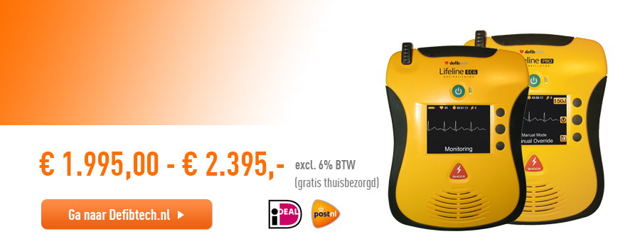 Defibtech lifeline Pro AED Pakket